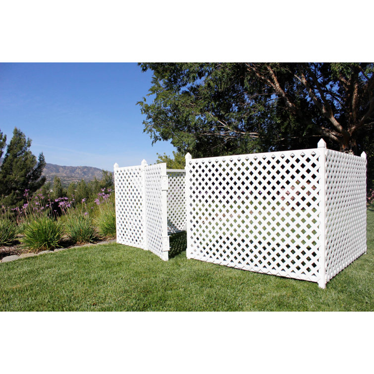 SnapFence® White Vinyl Fencing Kits Wayfair